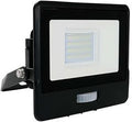 V-tac led bouwlamp 20w 3000k zwart met sensor + kabelinvoer - 9335210