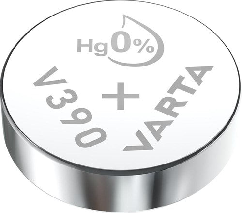 Varta V390 Knopfzellenbatterie silber
