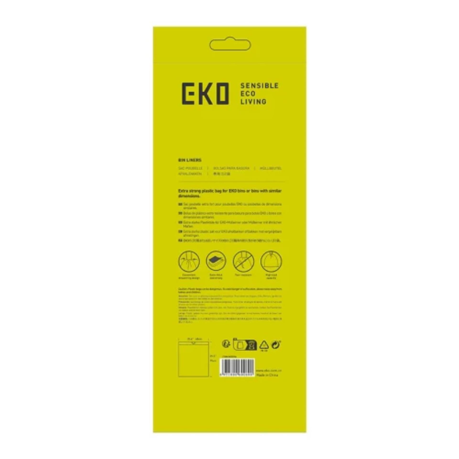 ECO-Abfallbeutel Typ F, 40-60 Liter Rolle mit 12 Abfallbeuteln