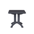 Grosfillex vega tafel kunststof 80x80cm antraciet