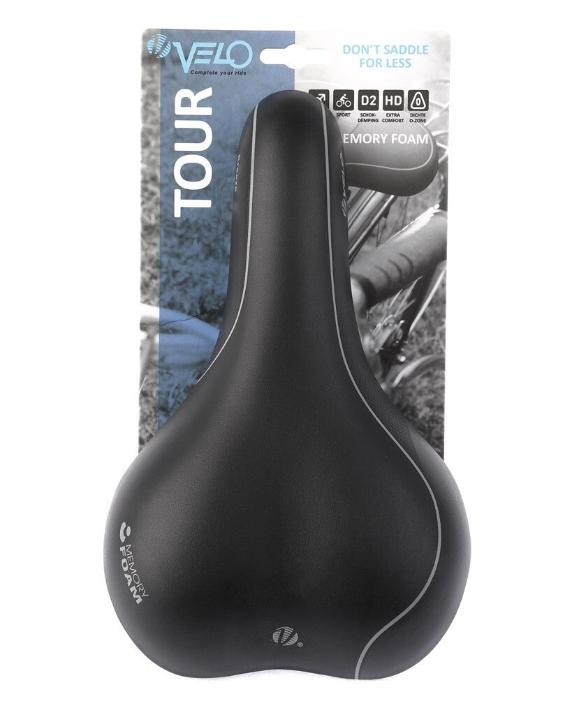 Velo Sattel Tour Vacuum mit Ozon- und Memory-Schaum-Technologie, Herren
