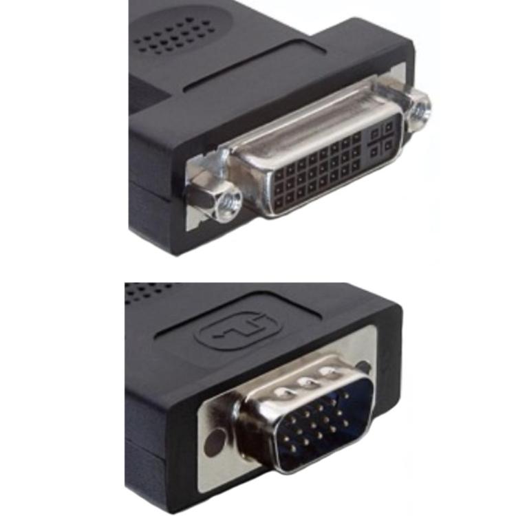 Dvi-i naar vga verloopstekker