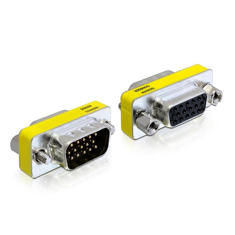 Delock adapter vga stekker naar aansluiting