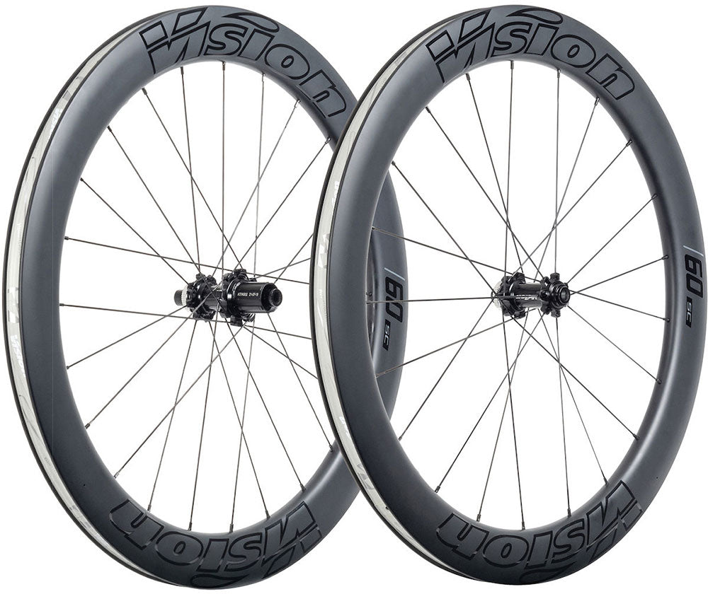 Vision sc 60 disc tlr carbon wheelset | shimano hg