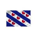 Dokkumer vlaggen centrale vlag friesland 50x75 cm spun-poly