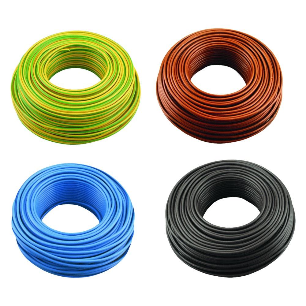 Q-link vd draad - 2.5 mm² - bruin