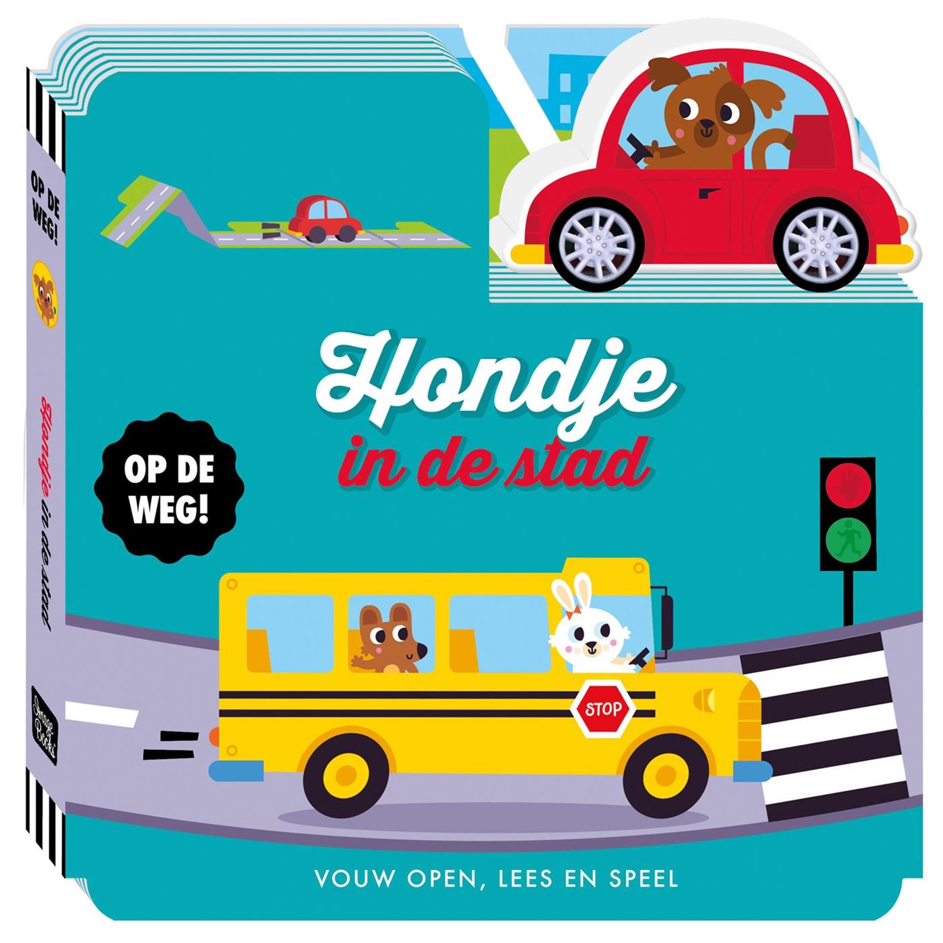 Imagebooks op de weg - hondje in de stad