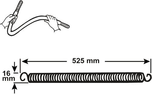 Cornat vrs buigveer 16x525mm (binnen) - vrs661615