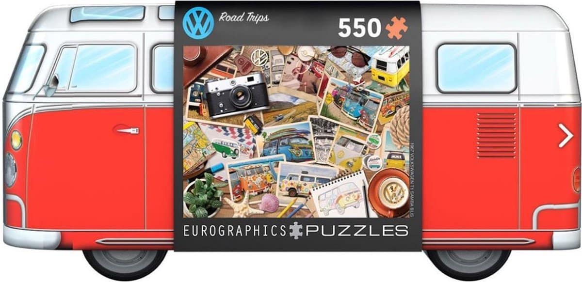 Eurographics Volkswagen Puzzle – VW-Bus-Roadtrips – 550 Teile