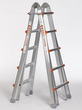 Waku professionele telescopische vouwladder 4x5 treden - 1413800102