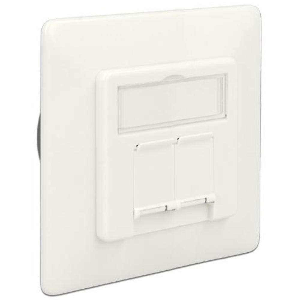 Abi cat 6a wandcontactdoos - inbouw