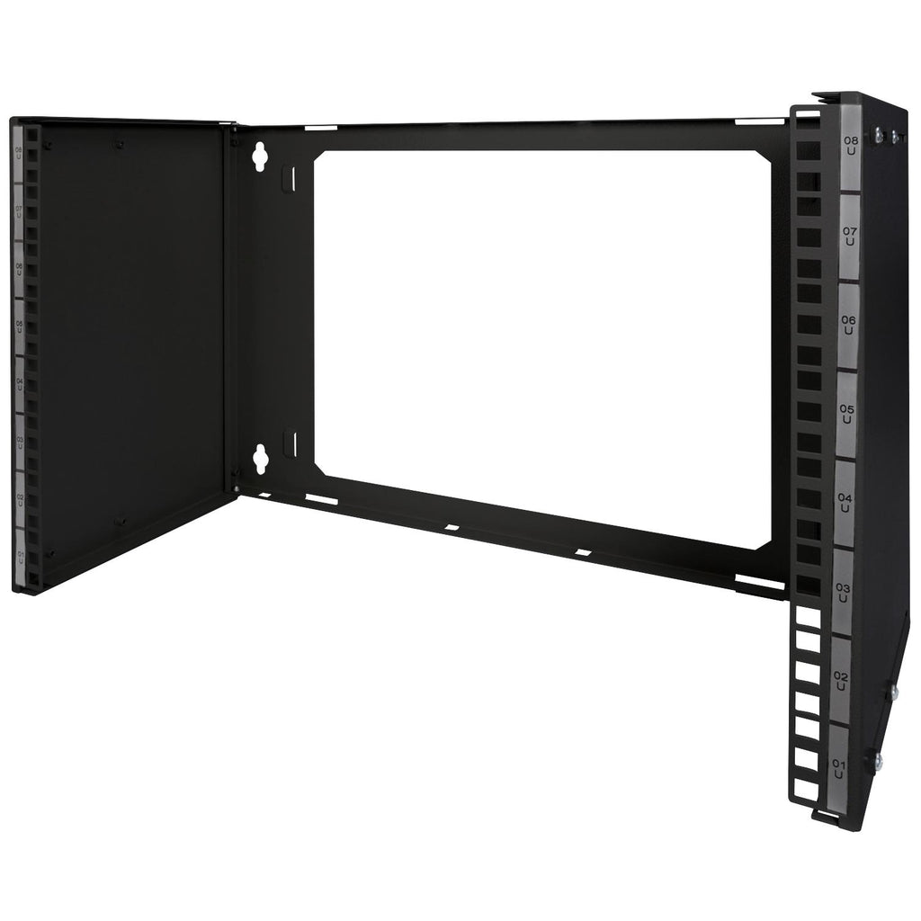 Digitus dn-19 pb-8u-sw wandmontage patchhouder (b x h x d) 505 x 372 x 250 mm 8 he zwart (ral 9005)