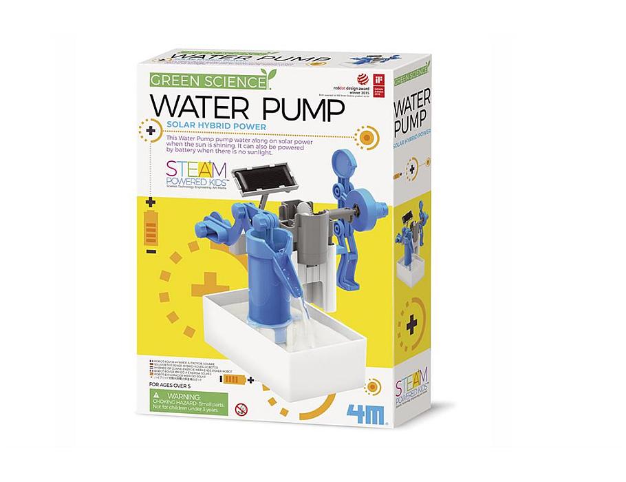 4m kidzlabs green science - waterpomp op zonne-energie