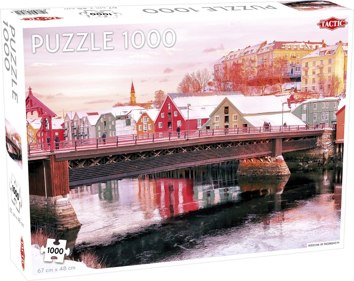 Tactic puzzel - nidelva in trondheim - 1000 stukjes