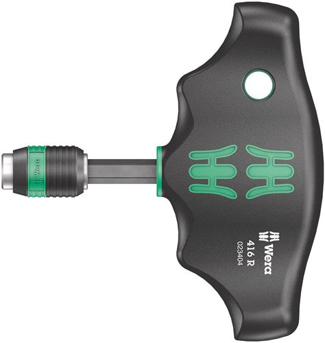 Rapidaptor T-Griff – Bit am Werkstück – Magnetgriff – hohe Klemm- und Lösemomente – ergonomische Form – verhindert Erschlaffung