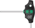 Wera 454 hf t-greep zeskant-schroevendraaier hex-plus met vasthoudfunctie, 5 x 100 mm - 05023342001