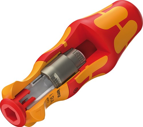 Wera 837 i ra kraftform-handhouder met ratelfunctie, 9 x 115 mm - 05057490001