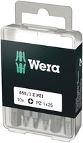 Wera 855 1 z bits pozidriv, pz 1 x 25 mm (10 bits pro box) - 1 stuk(s) - 05072403001