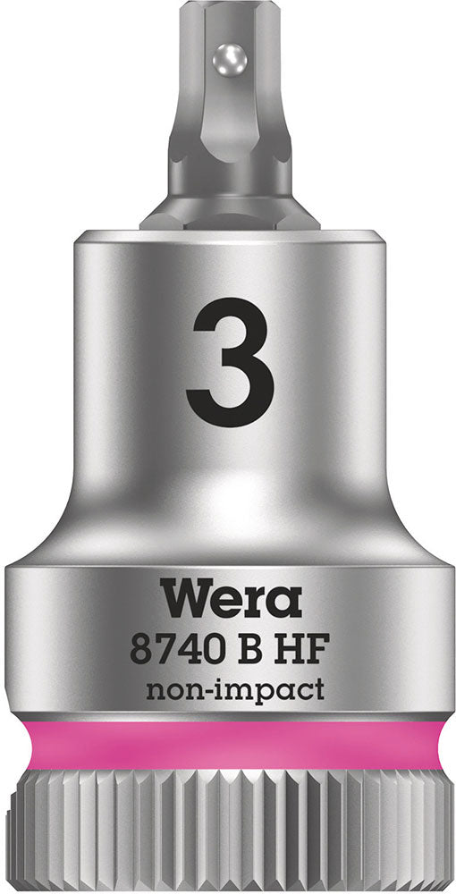 Wera 8740 b hf binnenzeskant zyklop bitdop met 3 8 -aandrijving met vasthoudfunctie, 6,0 x 35 mm - 1 stuk(s) - 05003035001
