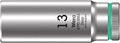 Wera 8790 hma deep hand- en machinedop met 1 4 -aandrijving, 13 x 50 mm - 05004510001
