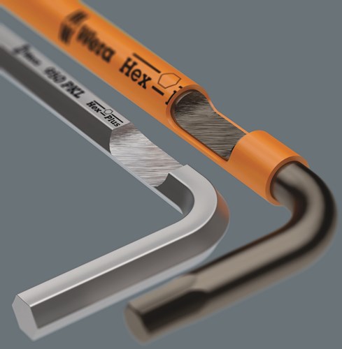 Wera 950 spkl stiftsleutel multicolour, metrisch, blacklaser, hex-plus, 1.5 mm - 1 stuk(s) - 05022600001