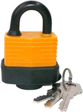 Werkzeyt hangslot oranje 30mm - b34217