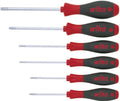 Wiha 362trk6 schroevendraaierset softfinish torx® tamper resistant (met boring) 6-delig - 24506