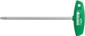 Wiha 364020100 stiftsleutel met dwarsgreep torx® mat verchroomd t20 x 132 mm - 01332