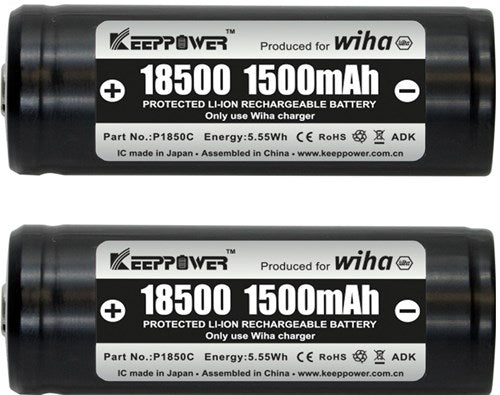 Wiha 41914 | accuset 18500 li-ion | 2 stuks - 41914