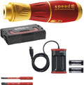 Wiha 44318 | e-schroevendraaier speede® ii electric | 7-dlg | met slimbits | 2x 1.6ah accu en usb-oplader in l-boxx mini - 44318