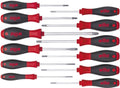Wiha schroevendraaierset 302hk12 | 12-delig sleuf ph pzd tx | meercomponentengrepen | ronde kling | 1 stuk - 41002