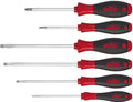 Wiha schroevendraaierset 302hk6so | 6-delig sleuf ph | meercomponentengrepen | ronde kling | 1 stuk - 07152 - 07152