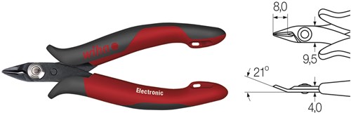 Wiha Seitenschneider electronic