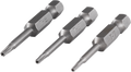 Wolfcraft bit-set | torx® met boring | maat 7, 8, 9 | 3-delig - 1260000