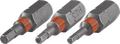 Wolfcraft bits solid | binnenzeskant 2.0, 2.5, 3.0 | 3-delig - 1339000