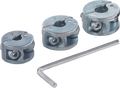 Wolfcraft dieptestops | voor boren | ø6, 8, 10mm | 3 stuks - 2755000