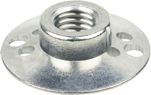Wolfcraft - flensmoer voor haakse slijpers m14 - spanmoer - spanflens - 2456000