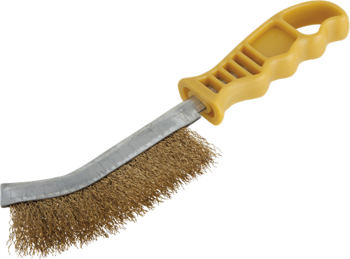 Wolfcraft handdraadborstel | messing | 265mm | 1 stuk - 2716000