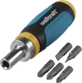Wolfcraft mini-handschroevendraaier | ratelfunctie | set 6-delig | incl. 5 bits - 1237000