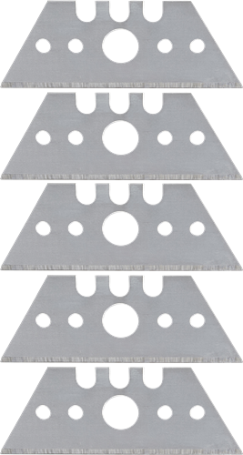 Wolfcraft trapezium-messen | in box | 0,50 x 52mm | 5 stuks - 4185000