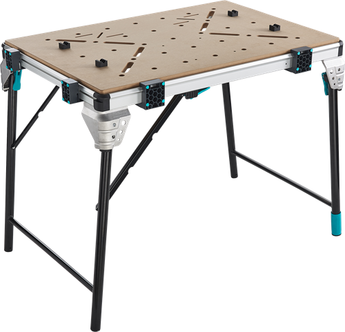 Wolfcraft - master work 1600 - werkbank - werktafel inklapbaar - machinetafel opvouwbaar - de mobiele werkbank - 6909000 - 10 jaar garantie