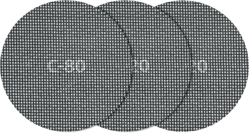 Wolfcraft zelfklevend stramien | silic.carbid | ø125mm | 5 stuks - 8464000