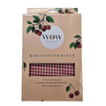 Wow kersenpitkussen 20x30cm rood-wit