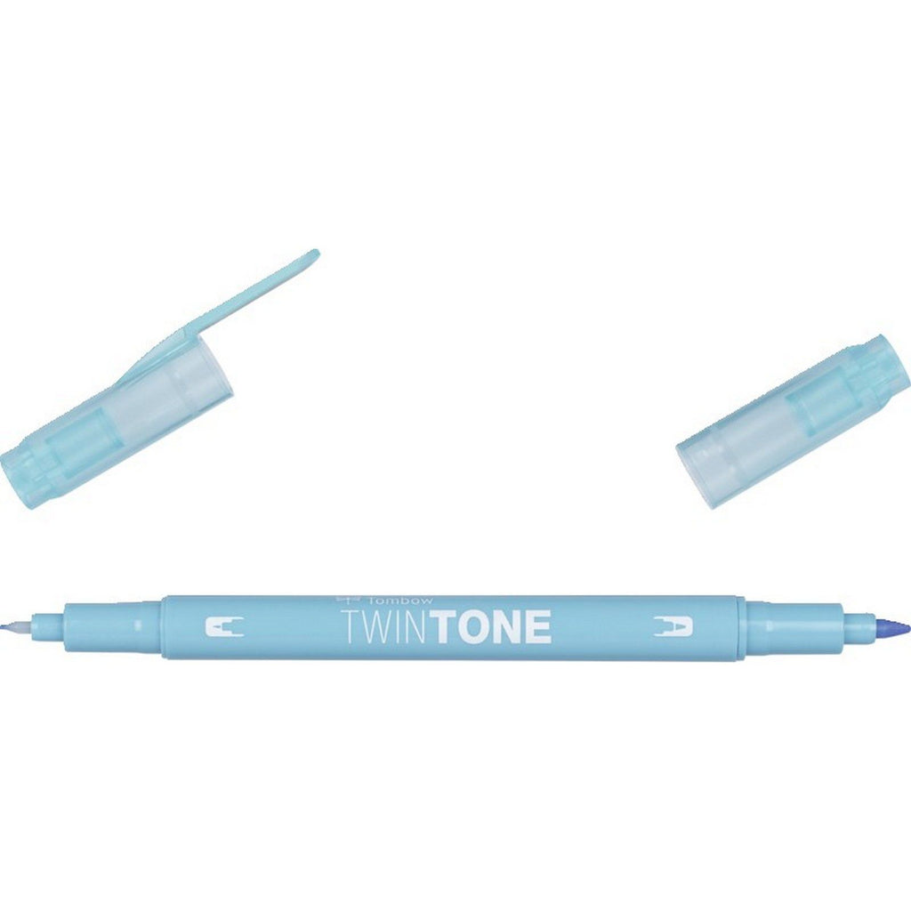 Tombow • twintone dual-tip brushpen light blue