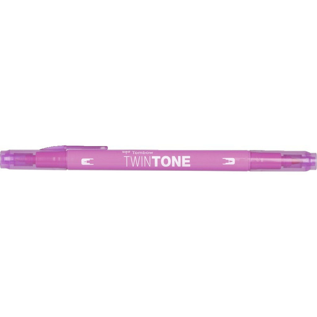 Tombow • twintone dual-tip brushpen princess pink