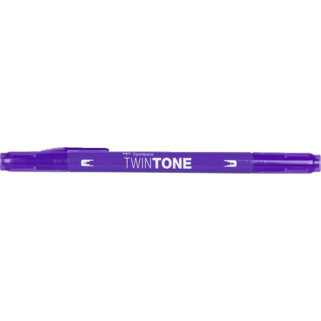Tombow • twintone dual-tip brushpen grape