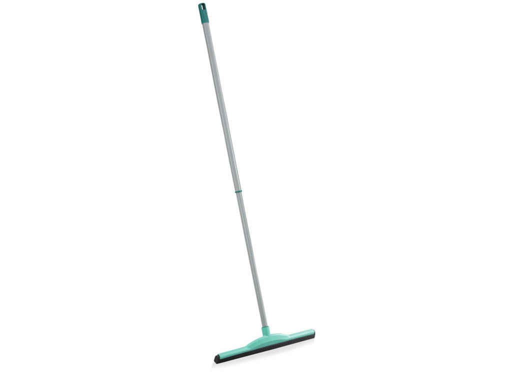 Leifheit 56421 Classic Wasserabzieher mit Teleskopstiel 45 cm, grün-grau