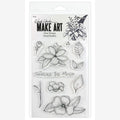 Ranger ink ranger • wendy vecchi make art clear stamp set floral doodles