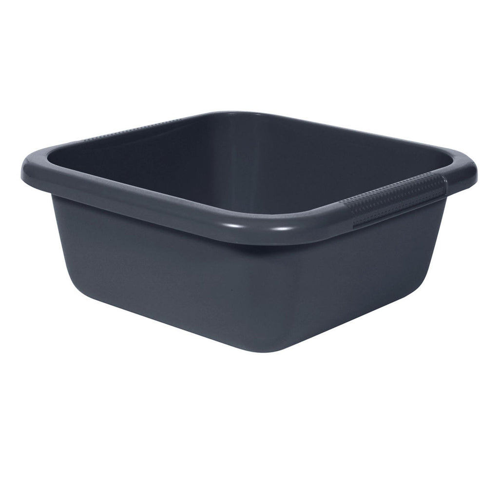 Curver afwasbak vierkant 10ltr antraciet