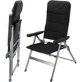 Redcliffs campingstoel aluminium 6 standen staal polyester